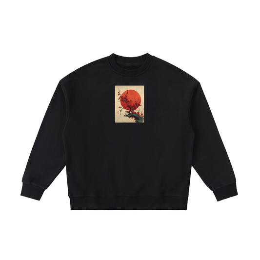 'Nisshō' & Blossom Crewneck Sweatshirt