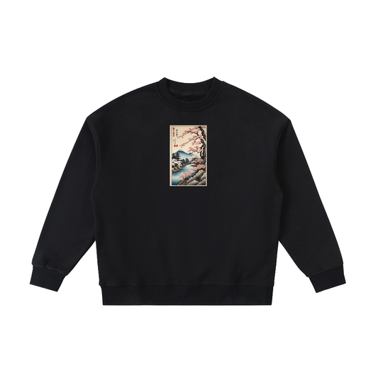 Tranquil River & Blossom Sweatshirt