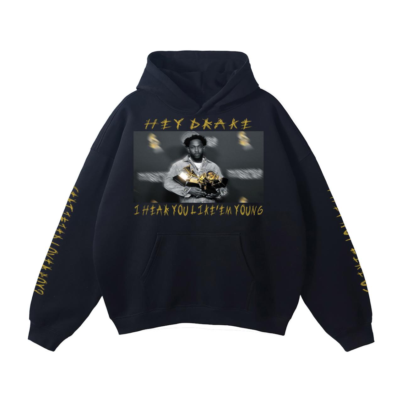 'Hey Drake' Kendrick Lamar Hip-Hop Rivalry Hoodie